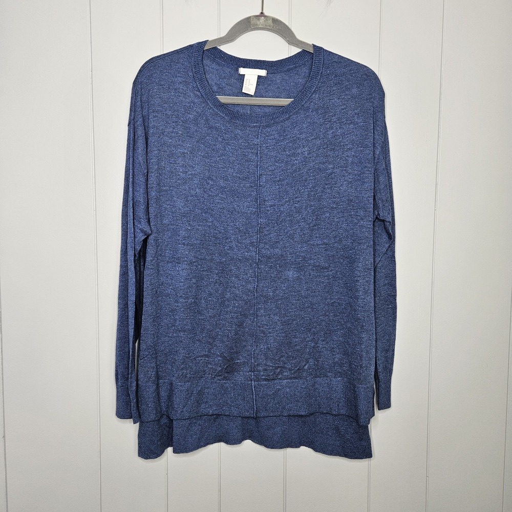 H&M Lightwieght Women's Sweater Medium Soft‎ Blue